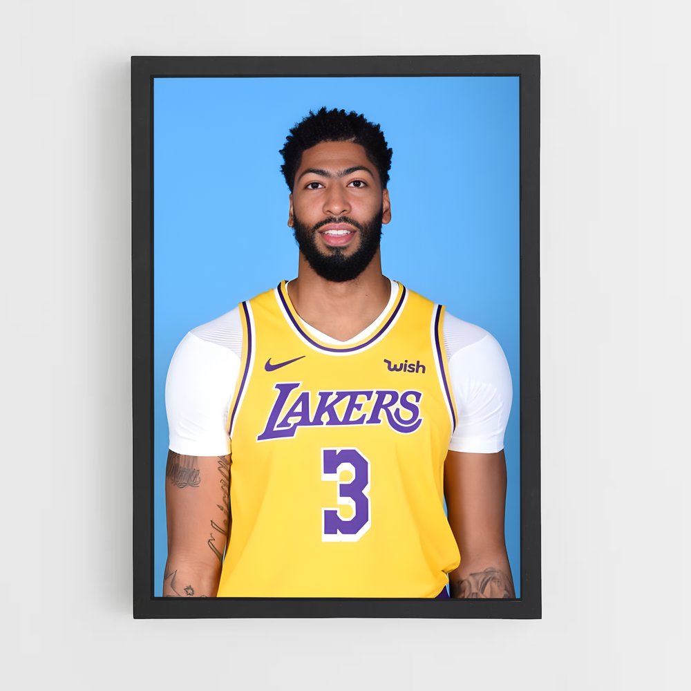 Poster Tatouages et Lakers – affiche Basketball (vue 2)